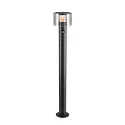 Outdoor LED-Stehleuchte TAHA II 90, IP54 IK02, Höhe 90cm, 10W 2200/2700K (CCT Switch) 450/500lm, schwarz, mit Sensor, schaltbar