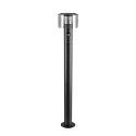 SLV Outdoor LED-Stehleuchte TAHA II 90, IP54 IK02, Höhe 90cm, 10W 2200/2700K (CCT Switch) 450/500lm, schwarz, mit Sensor, schaltbar