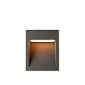 SLV outdoor floor lamp QUAD PRO 90 square, DALI controllable, impact resistant, sea-air resistant IP65, anthracite dimmable