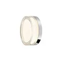 SLV LED Wand-/Deckenleuchte CYFT XL, 125°, 15W, 2700/3000/4000K, 810lm, IP65, dimmbar, schwarz / klar