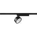 SLV LED 1-Phasen-Strahler KALU 2.0 PHASE, IP20, zylindrisch, CRi>90, UGR<19, dimmbar, kardanisch, 10W 2700K 1400lm 36°, schwarz
