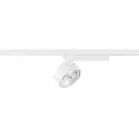 SLV 1-phase spot KALU 2.0 PHASE cylindrical, UGR < 19, with lens optics, cardanic swivelling IP20, white dimmable