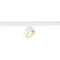 LED 3-Phasen Strahler KALU 2.0 DALI, IP20, zylindrisch, CRi>90, UGR<19, DALI dimmbar, kardanisch, 10W 2700K 1400lm 36°, weiß