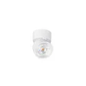 SLV wall and ceiling luminaire KALU 2.0 SINGLE PHASE 1 flame, UGR < 19, cardanic swivelling IP20, white dimmable