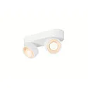 LED Wand-/Deckenstrahler KALU 2.0 DOUBLE, IP20, 2-flammig, CRi>90, UGR<19, dimmbar, kardanisch, 19W 2700K 2x1350lm 36°, weiß