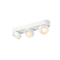 LED Wand-/Deckenstrahler KALU 2.0 TRIPLE, IP20, 3-flammig, CRi>90, UGR<19, dimmbar, kardanisch, 28W 2700K 3x1350lm 36°, weiß