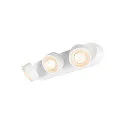 SLV LED Wand-/Deckenstrahler KALU 2.0 TRIPLE, IP20, 3-flammig, CRi>90, UGR<19, dimmbar, kardanisch, 28W 2700K 3x1350lm 36°, weiß