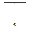 pendant luminaire DYSKO IP20, gold, black dimmable