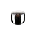 table lamp PANTILO cylindrical E27, chrome dimmable