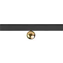 LED Spot DYSKO TRACK 48V Spot, für Einbauschiene, 36°, 5,6W, 2700K, 750lm, IP20, dimmbar, schwarz / gold