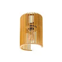 SLV wall luminaire WUD WL cylindrical E27 IP20, natural colour, lacquered dimmable