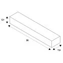 SLV Einbauset für P-LIGHT, 3W, weiß