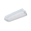 LED Wand-/Deckenleuchte P-LIGHT, rechteckig, 5,2W, 6000K, 90lm, IP65, weiß / transparent