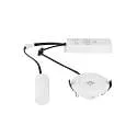 SLV ceiling recessed luminaire P-LIGHT round IP20, white 