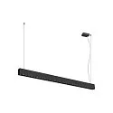 SLV pendant luminaire GLENOS® PRO IP20, black dimmable