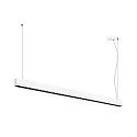 SLV pendant luminaire GLENOS® PRO IP20, black, white dimmable