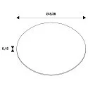 SLV Diffusor für NUMINOS® XL, prismatisch, klar
