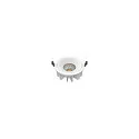 LED Deckeneinbauleuchte DOWNLIGHT P 165 30 WM ML ON-OFF, IP54 IK08, Ø 16.5cm / DA 15cm, dimmbar, 15/21W 4000K 60°, weiß/weiß