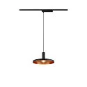 LED 1-Phasen Pendelleuchte LALU® SET PLATE 22, IP20, 10W 2700/3000K (CCT Switch) 40°, CRi>90, dimmbar, schwarz / Bronze