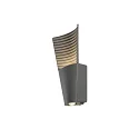 SLV LED Wandleuchte RASTERLYS WL UP/DOWN, konisch, 45°, 16W, 3000K, 550lm, IP65, dimmbar, anthrazit