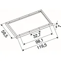 SLV mounting frame PANEL P | PAVANNO, black