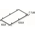 SLV mounting frame PANEL P | PAVANNO, black