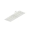 LED 3-Phasen Leuchte TRACK PANEL, 120°, 40W, 3000/4000K, IP20, DALI dimmbar, 6600/12000lm, weiß