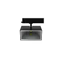 LED 3-Phasen Strahler TRACKSPOT P SQ, eckig, 24°, 12W, 3000K, 1873/6283lm, IP20, DALI dimmbar, schwarz