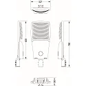 SLV LED Mastleuchte STREET A MAXI, 160W, 24000lm, IP66, grau, Linse 710, 3000K