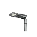 LED Mastleuchte STREET A MICRO, 35W, 5250lm, IP66, grau, Linse 906, 4000K
