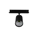 LED 3-Phasen Strahler TRACKSPOT P, 36°, 23,8cm, 12W, IP20, DALI dimmbar, 4000K, 1856/6125lm, schwarz
