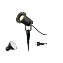LED Erdspieß-Leuchte BIG NAUTILUS SET GU10 PAR16 (inkl.), IP65 IK06, mit 150cm IP44-Steckerkabel, neigbar, 6W 3000K 470lm 38°