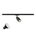 1-Phasen Strahler PURI 2.0 TUBE 1PH SET QPAR51, Set inkl. Leuchtmittel, GU10, LED PAR16, 6W 3000K 470lm 38°, CRi>90, dimmbar