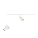 1-Phasen Strahler PURI 2.0 TUBE 1PH SET QPAR51, Set inkl. Leuchtmittel, GU10, LED PAR16, 6W 3000K 470lm 38°, CRi>90, dimmbar
