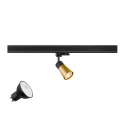3-Phasen Strahler PURI 2.0 CONE 1PH SET QPAR51, Set inkl. Leuchtmittel, GU10, LED PAR16, 6W 3000K 470lm 38°, CRi>90, dimmbar