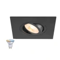 Einbaustrahler NEW TRIA® 75 XL SMART SET eckig, GU10, inkl. Leuchmittel, weiß