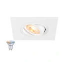 Einbaustrahler NEW TRIA® 75 XL SMART SET eckig GU10 TW, Set inkl. Leuchtmittel