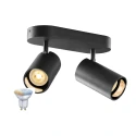 wall and ceiling luminaire ASTO TUBE SMART SET CW DOUBLE GU10 set of 1, tunable white, ZigBee controllable