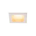 VERLUX, Einbauleuchte, LED, 3000K, mattweiß, 8,5x8,5 cm, 10W