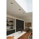 Recessed luminaire HORN-O, 1xGU10, 230V, Clip springs, black