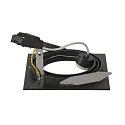SLV Deckeneinbaustrahler NEW TRIA ES111 1, GU10, 230V, eckig, inkl. Blattfedern, schwarz