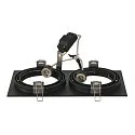 SLV Deckeneinbaustrahler NEW TRIA ES111 2 SQUARE, 2xGU10, 230V, inkl. Clipfedern, schwarz
