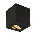 LED Downlight TRILEDO SQUARE LED Deckenleuchte, 6,2W LED, 90°, 3000K, inkl. Treiber, Schwarz matt