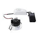 SLV Outdoor LED Einbau-Downlight PATTA-I ROUND, IP65, 11W 3000K 910lm 38°, dimmbar, inkl. Treiber, Alu gebürstet