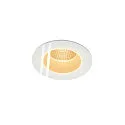 Outdoor LED Einbau-Downlight PATTA-F ROUND, rückversetzt, IP65 IK02, dimmbar, inkl. Treiber, 12W 3000K 860lm 38°, weiß