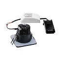 Outdoor LED Einbau-Downlight PATTA-F SQUARE, rückversetzt, IP65 IK02, dimmbar, inkl. Treiber