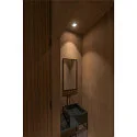 SLV Outdoor LED Einbau-Downlight PATTA-F SQUARE, rückversetzt, IP65 IK02, dimmbar, inkl. Treiber, 12W 3000K 860lm 38°, weiß