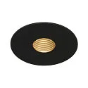 LED Einbauleuchte H-LIGHT 1 ROUND, IP20, 11W 2700K 265lm 20°, rückversetzt, neigbar, dimmbar, schwarz matt