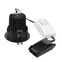 LED Einbauleuchte H-LIGHT 1 ROUND, IP20, 11W 2700K 265lm 20°, rückversetzt, neigbar, dimmbar, weiß matt