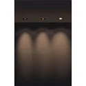 LED Einbauleuchte H-LIGHT 1 ROUND, IP20, 11W 2700K 265lm 20°, rückversetzt, neigbar, dimmbar, weiß matt